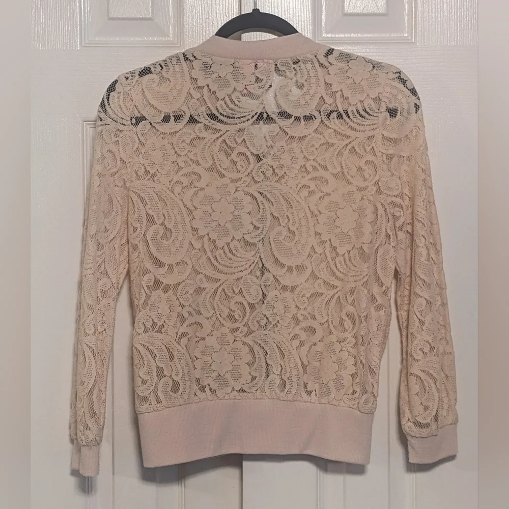 5/$25 Love on a Hanger Lace Jacket - Picture 2 of 5